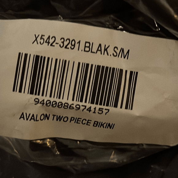 Frederick's of Hollywood SZ Small/Medium Avalon Black String Bikini NWT - Picture 5 of 5